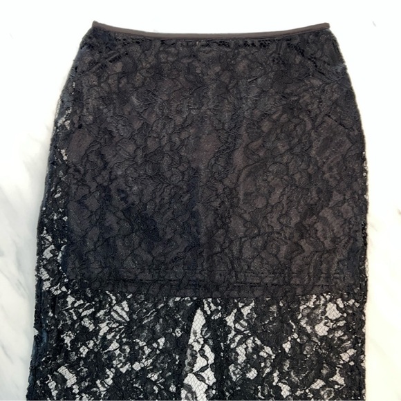 Jason Wu Black Lace Midi Skirt and Top - Picture 5 of 8